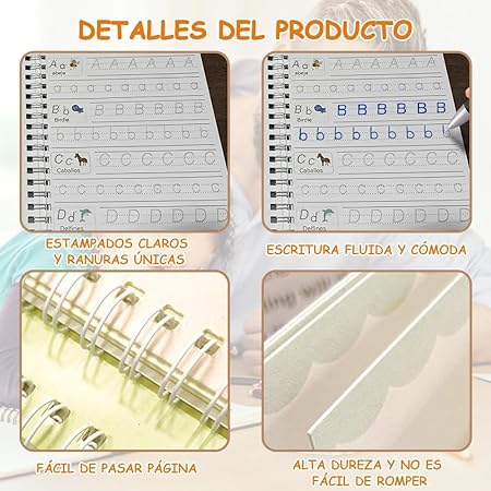 KIT DE CUADERNO MAGICO DE APRENDIZAJE