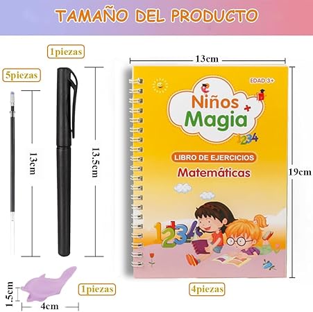 KIT DE CUADERNO MAGICO DE APRENDIZAJE