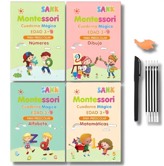 KIT DE CUADERNO MAGICO DE APRENDIZAJE