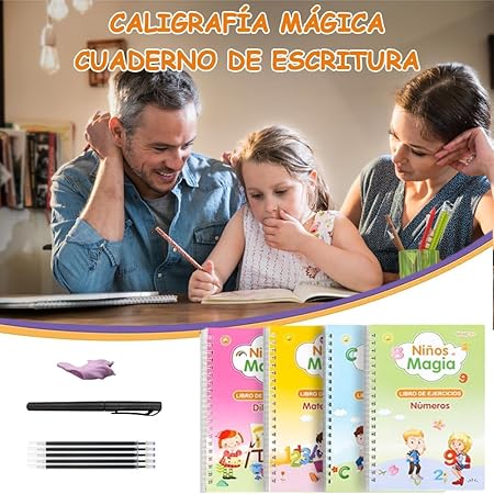 KIT DE CUADERNO MAGICO DE APRENDIZAJE