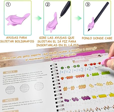 KIT DE CUADERNO MAGICO DE APRENDIZAJE